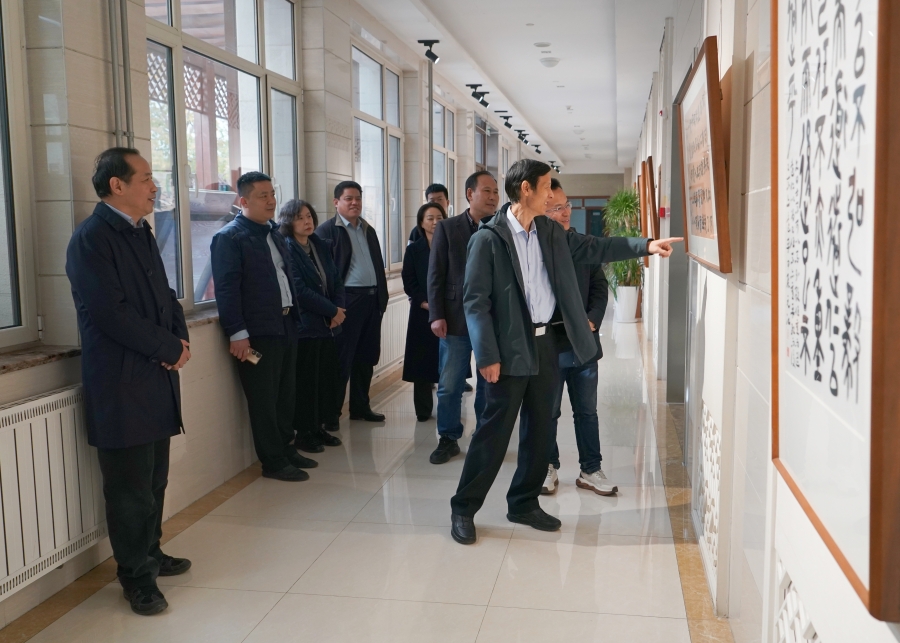山东开放大学 学校新闻 谷元江书法篆刻艺术展在山东省文化馆举办
